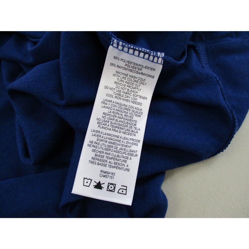 Tommy Hilfiger Sport T-Shirt Womens 2X Logo Spellout Top Long Sleeve Retro Y2K - Picture 12 of 13